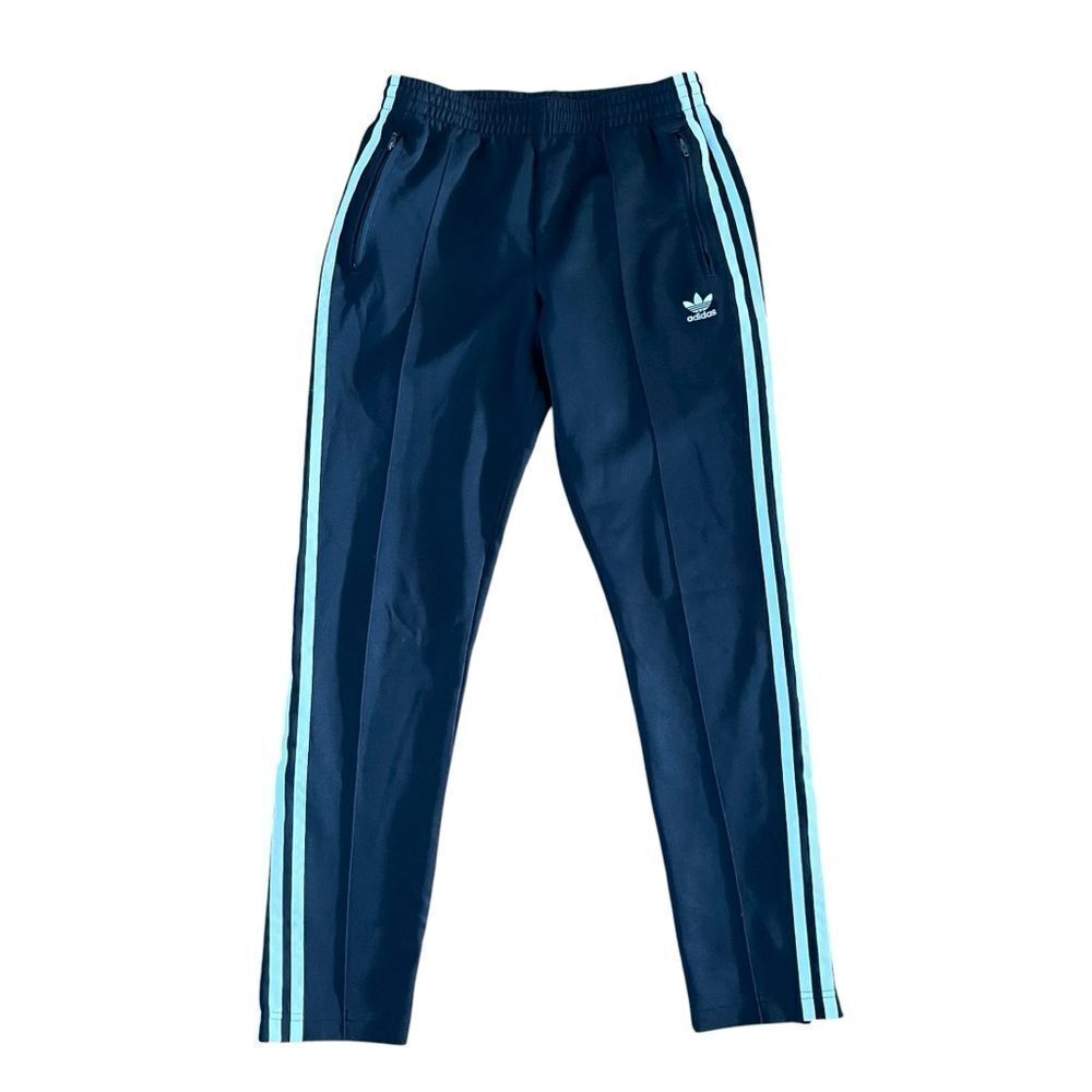 Adidas Black & White Stripe Track Pants